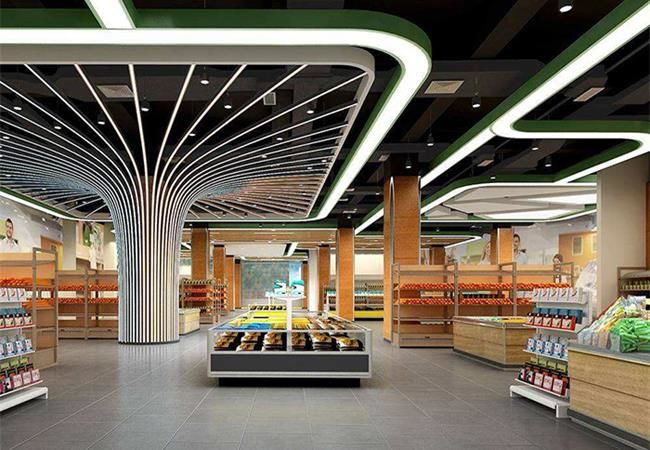 掌握合肥超市装修设计基本要素的特性，使超市营造欲望购物