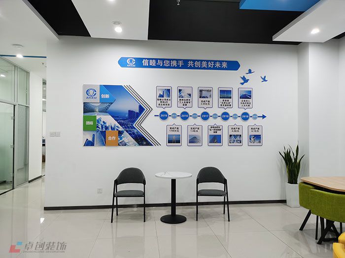 公司背景墙装修设计图