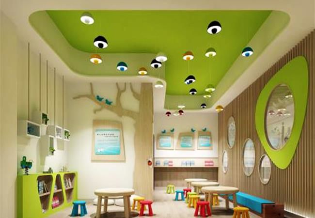 根据合肥幼儿园装修为了幼儿环境更和谐