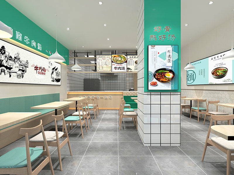 淮南牛肉汤店面装修设计