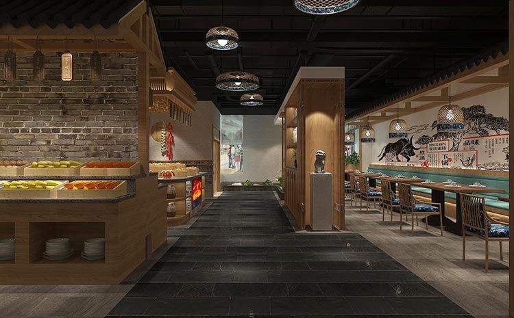 合肥餐饮店装潢设计在通道设计上应注意哪些要点？