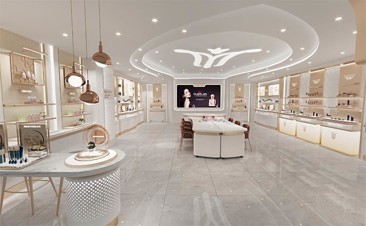 合肥化妆品店装修，如何通过装修提高店面的附加值？